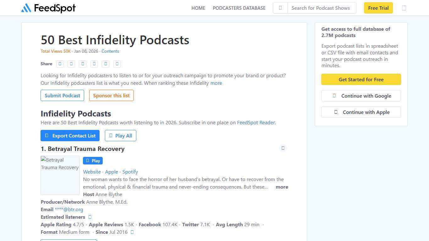 50 Best Infidelity Podcasts to Listen to in 2026